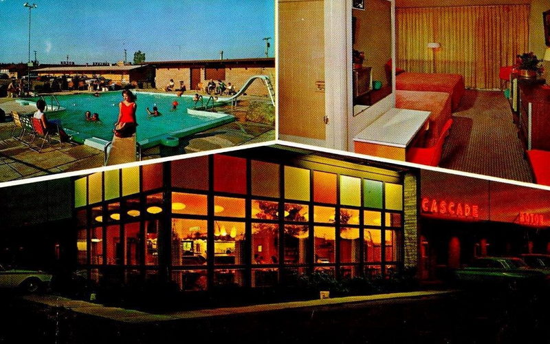 Cascade Motel (Cascade Motor Inn) - Vintage Postcard (newer photo)